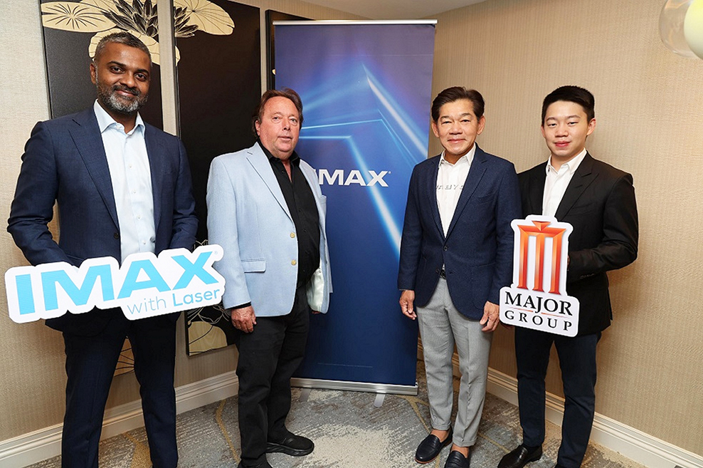 เมเจอร์ ซีนีเพล็กซ์ กรุ้ป ประกาศแผนความร่วมมือ IMAX Corp ครั้งใหญ่ กางแผน 3 ปี อัปเกรดเป็นระบบ IMAX with Laser ครบทุกสาขา